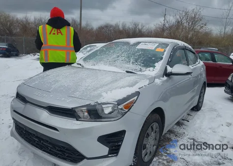 2022 Kia Rio Lx из США, поврежденный, VIN 3KPA24ADXNE494034